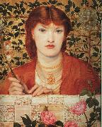 Dante Gabriel Rossetti Regina Cordium USA oil painting artist